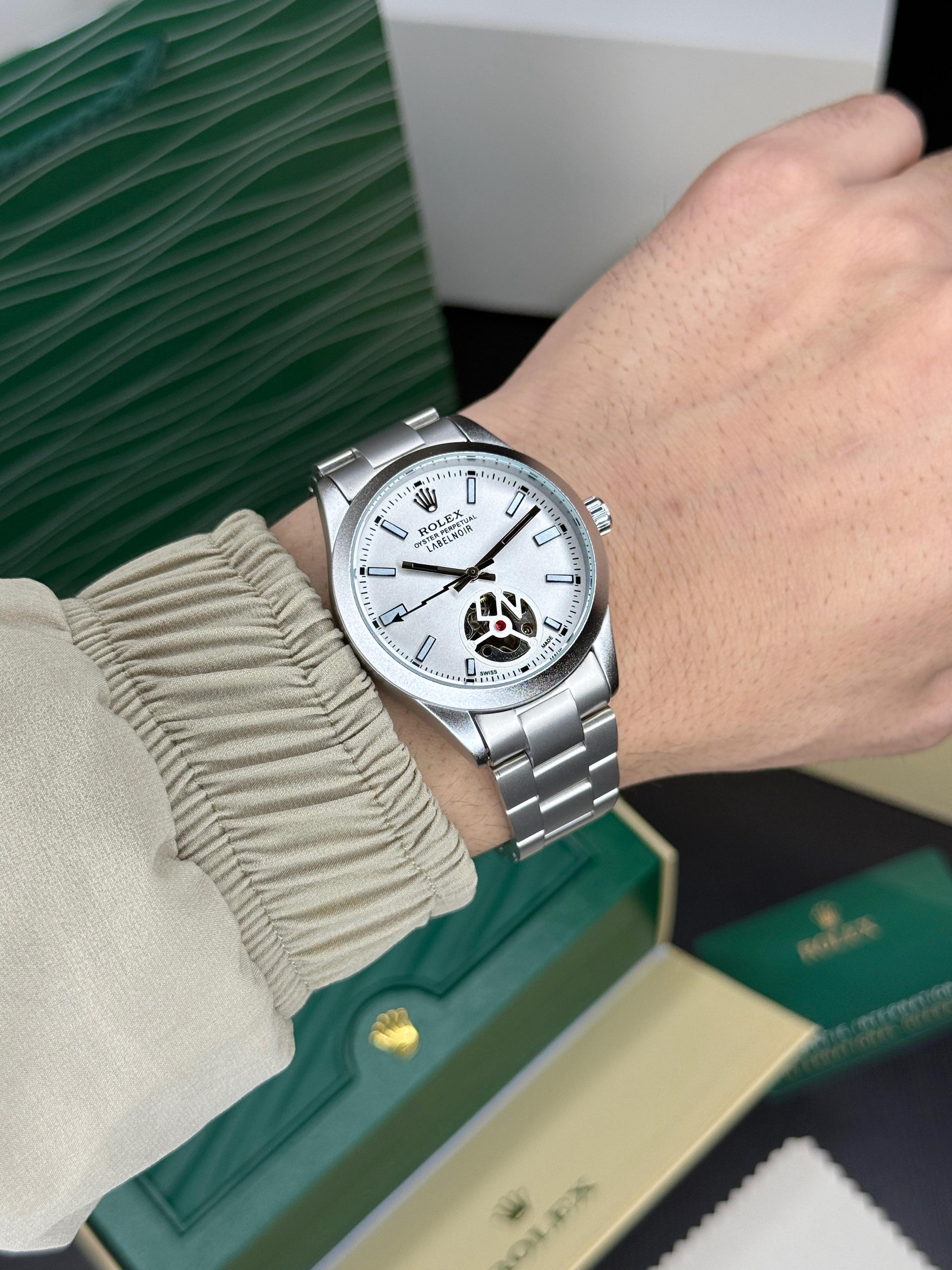 Rolex Full Automatic Open Back Machine With Ocean dial